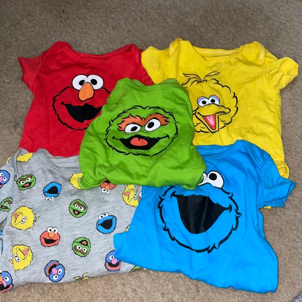 Infant Sesame Street shirts